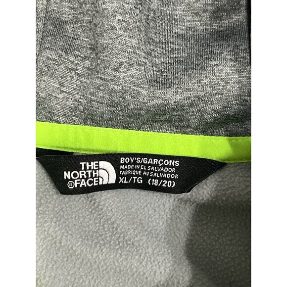 The North Face Boys Zip up Light Weight Jacket Hoodie Size XL 18/20 Gray Camo - Picture 4 of 5
